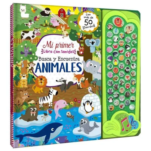 Libro con Sonidos – Busca y Encuentra Animales